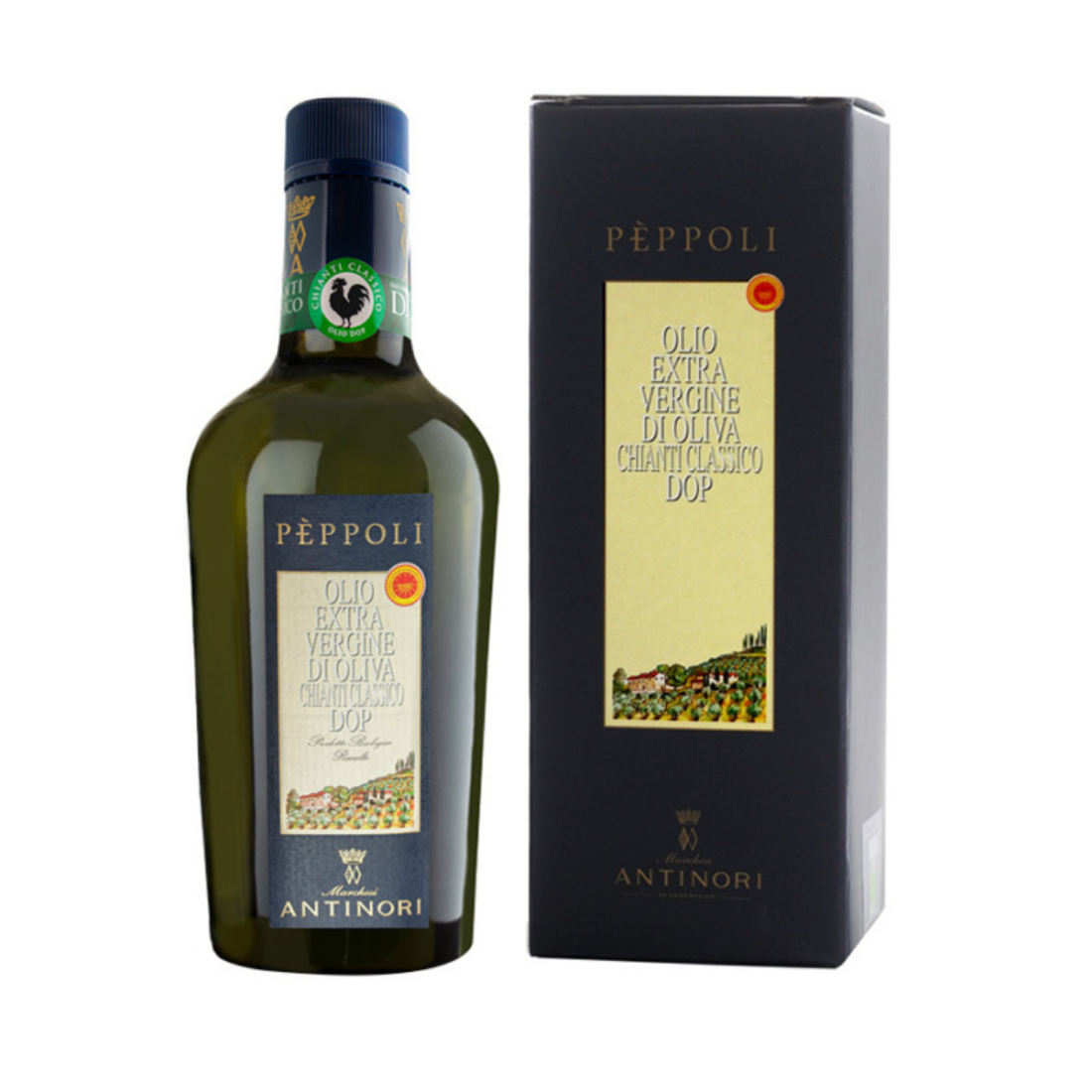 Olio EVO Bio Dop Chianti Classico Tenuta Peppoli 6 bottiglie - Antinori - Vinolog24.com