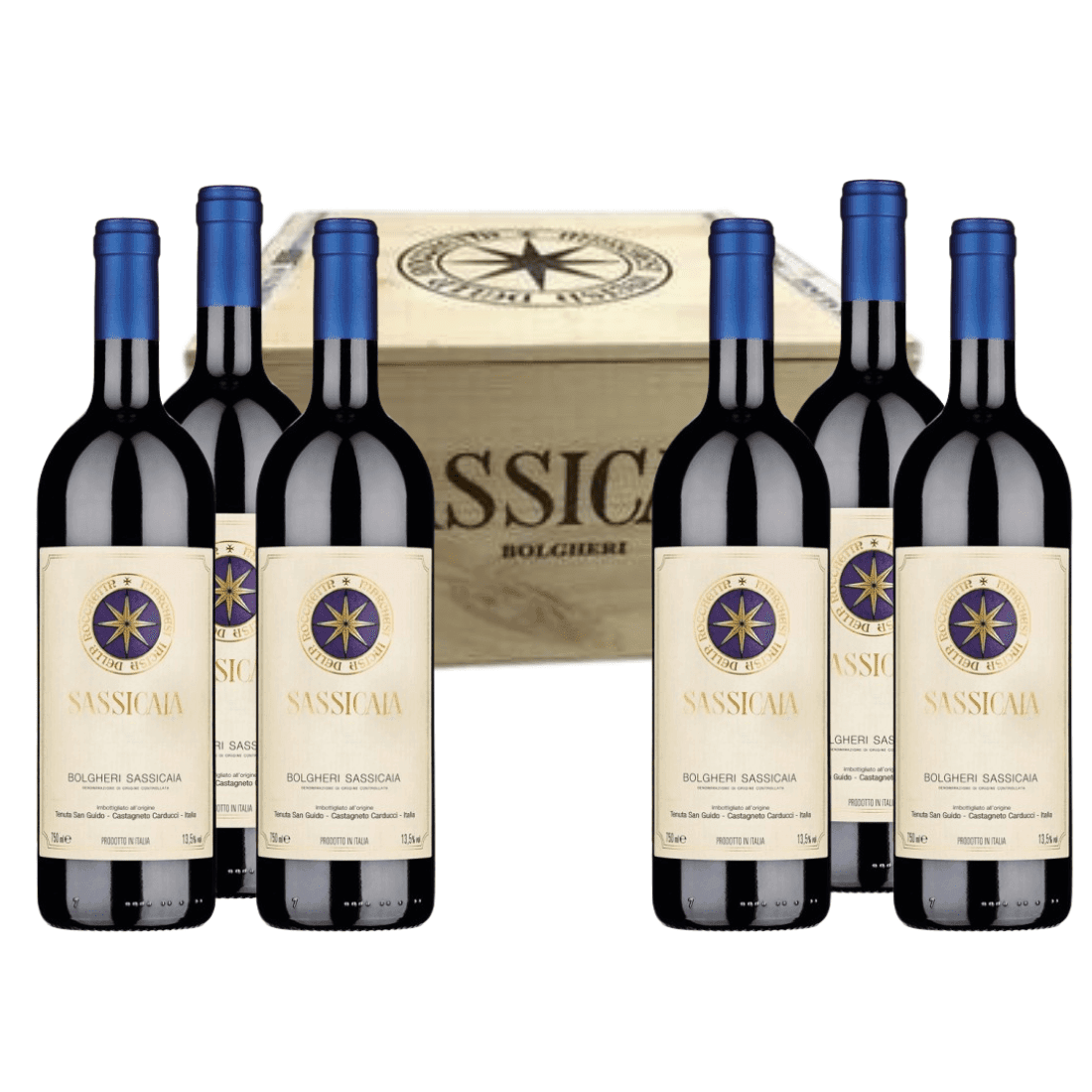 Sassicaia Bolgheri 2021 Doc - 6 Bottiglie - Tenuta San Guido - Vinolog24.com