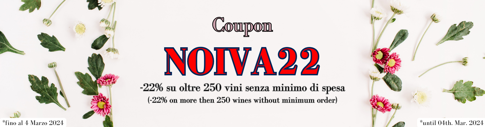 extra sconto su oltre 300 vini in offerta su Vinolog24.com
