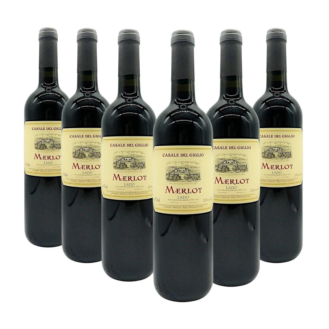 Merlot 2023 Lazio Igt 6 bottiglie - Casale del Giglio - Vinolog24.com