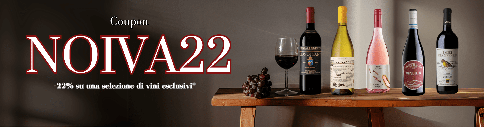 Vini in offerta con sconti fino al 60% su Vinolog24