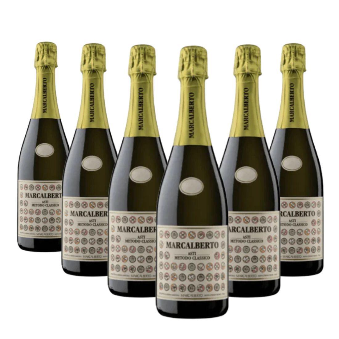 Marcalberto 2021 Asti Docg Metodo Classico Dolce 6 bottiglie - Marcalberto - Vinolog24.com