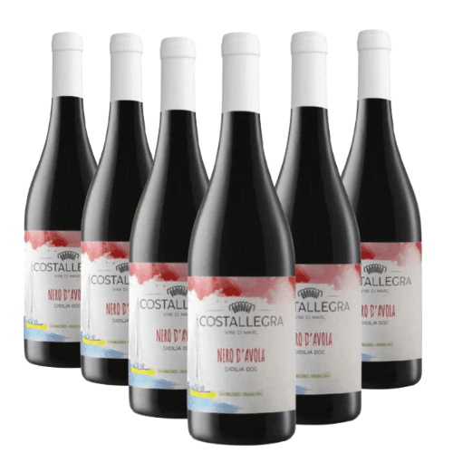 Costallegra Nero d'Avola 2023 Doc Sicilia BIO 6 bottiglie - Baglio Oro - Vinolog24.com