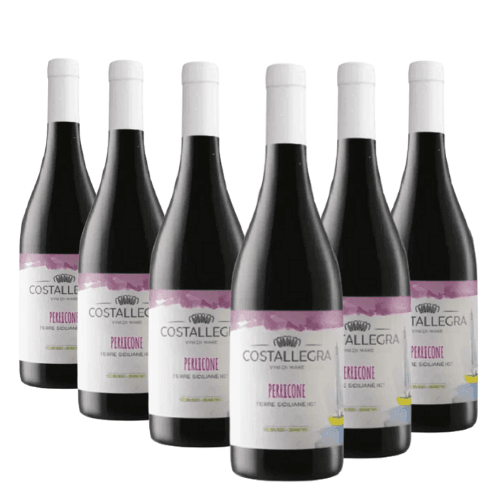 Costallegra Perricone 2023 BIO Igt Terre Siciliane 6 bottiglie - Baglio Oro - Vinolog24.com