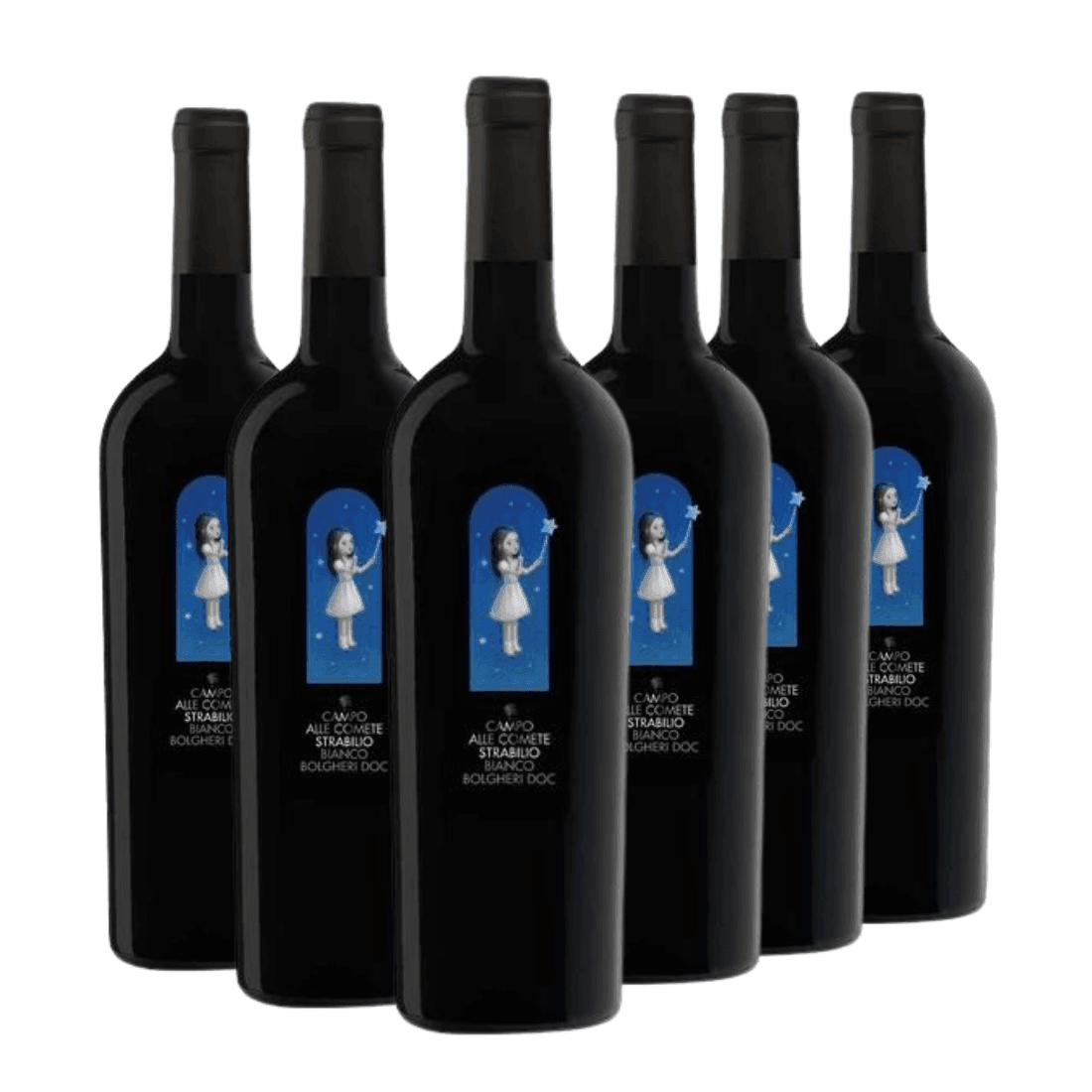 Bolgheri Bianco 2022 Doc Strabilio 6 bottiglie - Campo alle Comete - Vinolog24.com