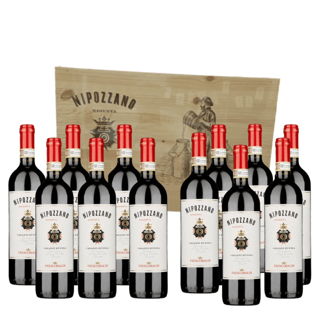 Chianti Rufina 2020 Riserva Docg Castello di Nipozzano 12 bottiglie - Frescobaldi - Vinolog24.com