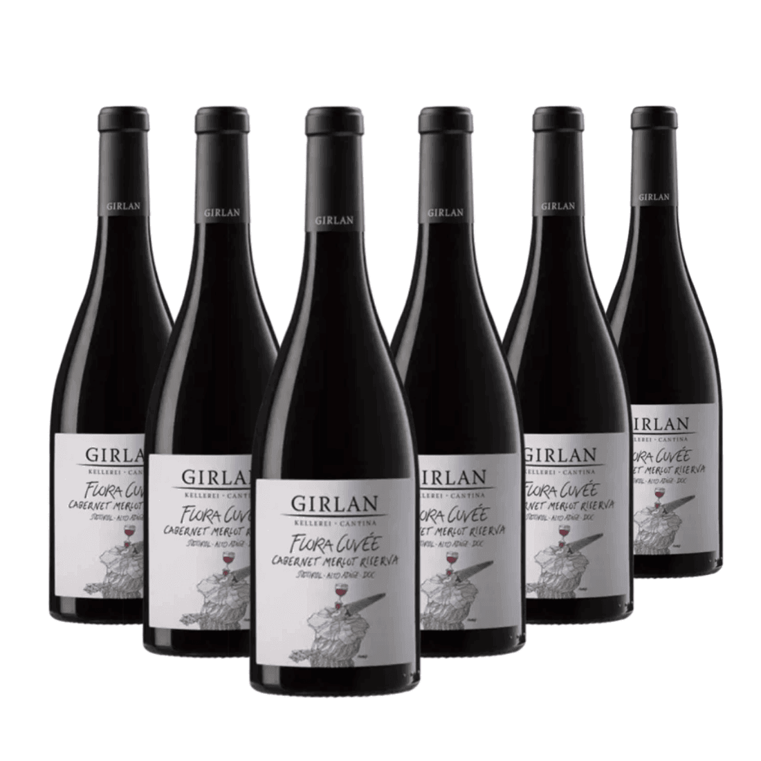 Cabernet Merlot 2021 Riserva Doc Alto Adige Flora Cuvée 6 bottiglie - Girlan - Vinolog24.com