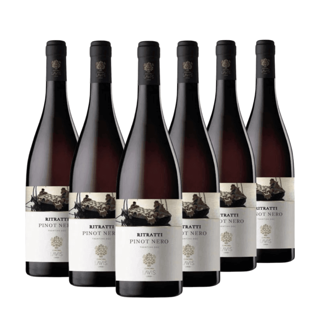 Pinot Nero 2022 Doc Trentino Ritratti 6 bottiglie - La Vis - Vinolog24.com