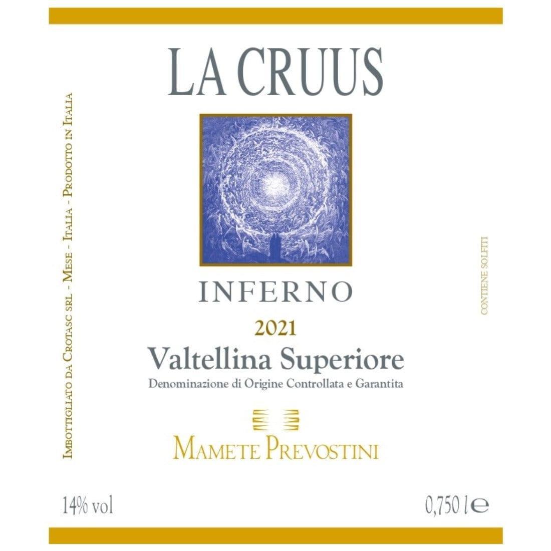 La Cruus 2021 DOCG Valtellina Superiore Inferno - Mamete Prevostini - Vinolog24.com