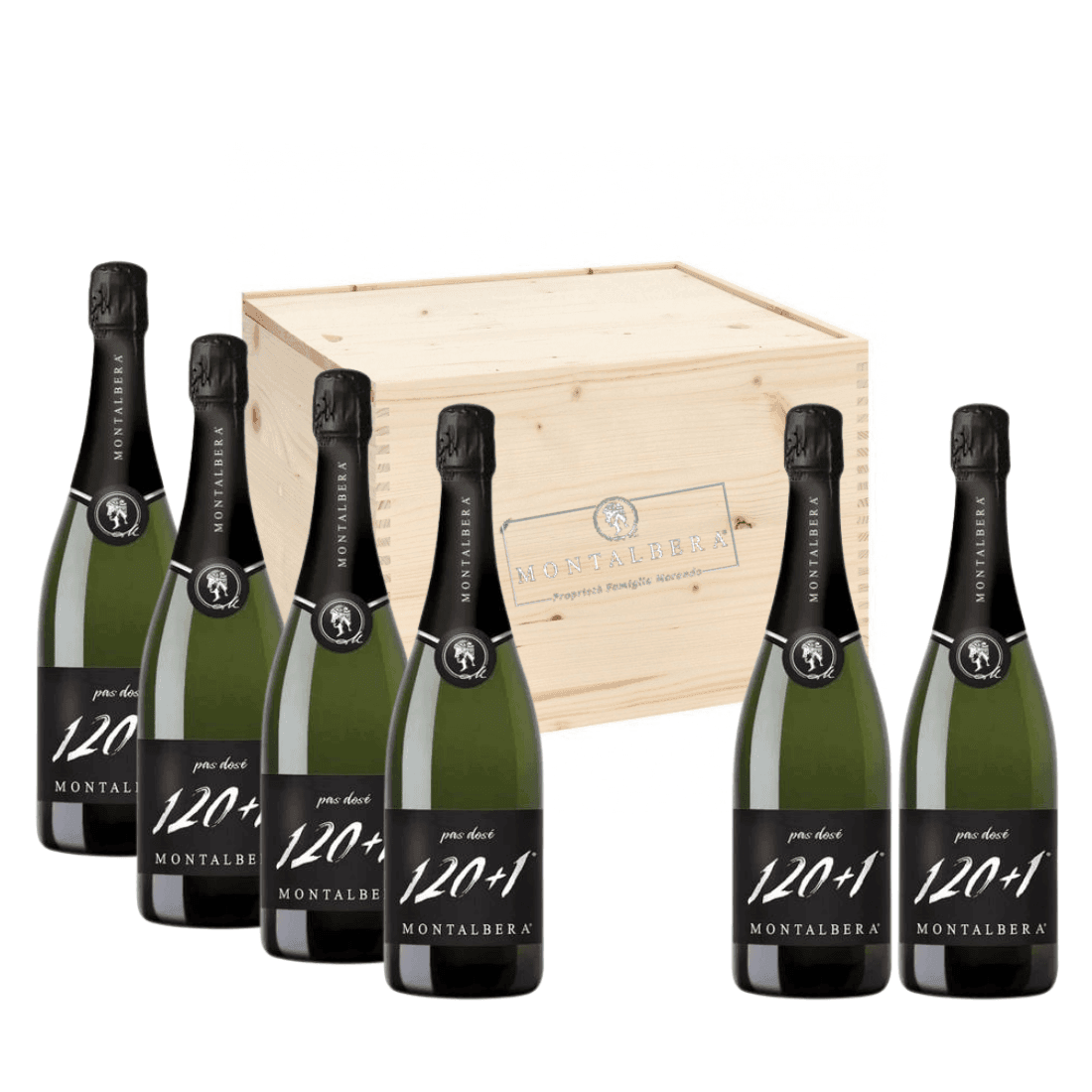 Spumante Metodo Classico Pas Dosé 120 + 1 6 bottiglie - Montalbera - Vinolog24.com