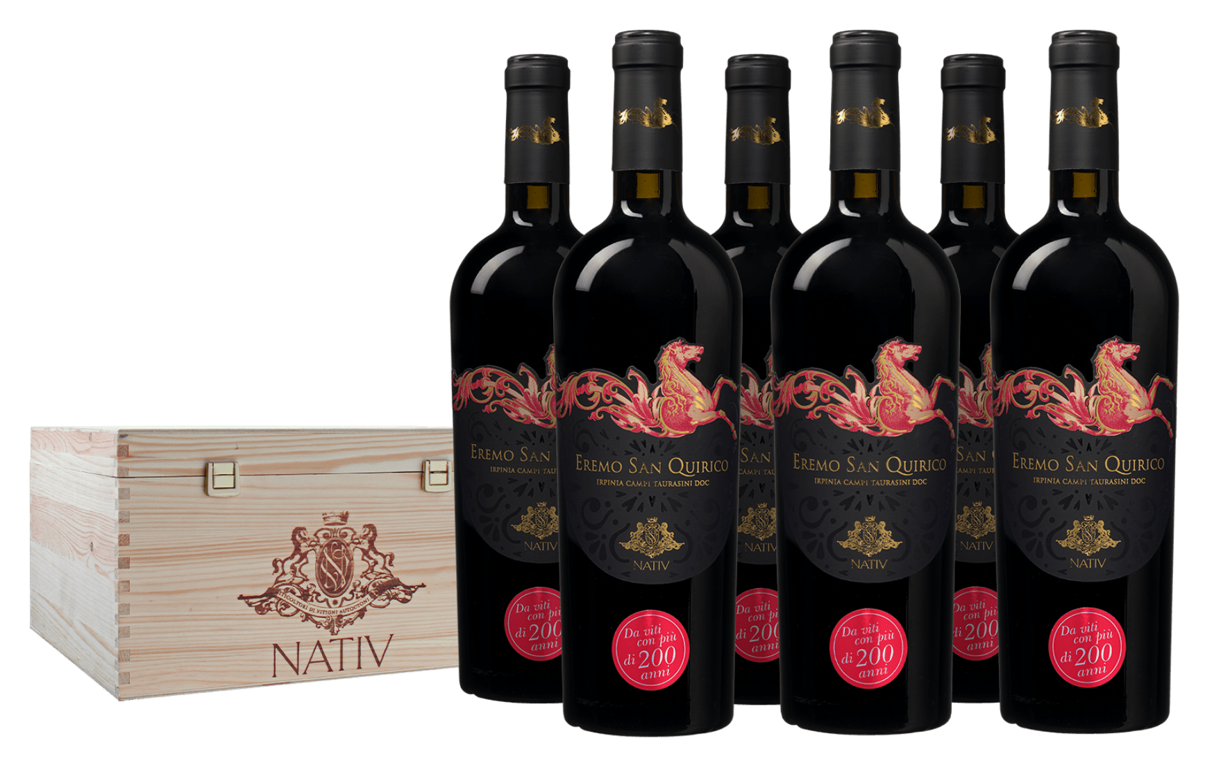 Nativ Eremo San Quirico 2018 Doc Campi Taurasini 6 bottiglie - Nativ