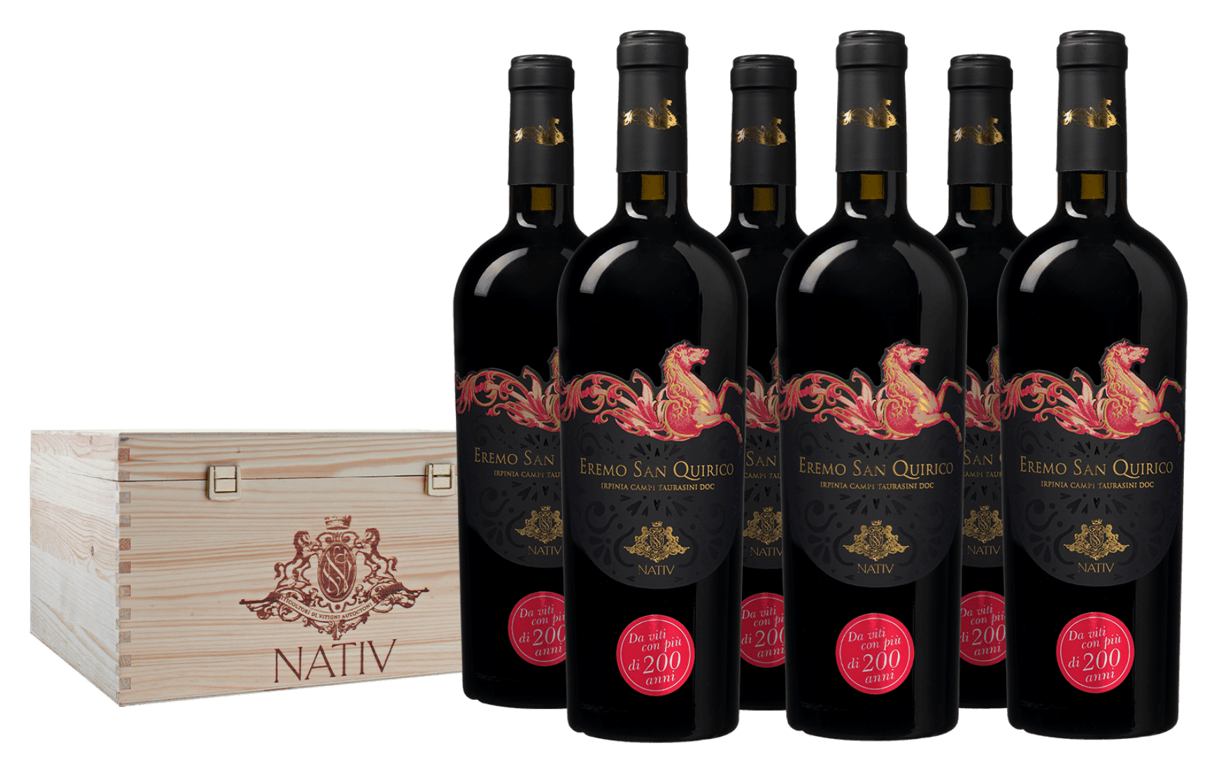 Eremo San Quirico 2018 Doc Campi Taurasini 6 bottiglie - Nativ - Vinolog24.com