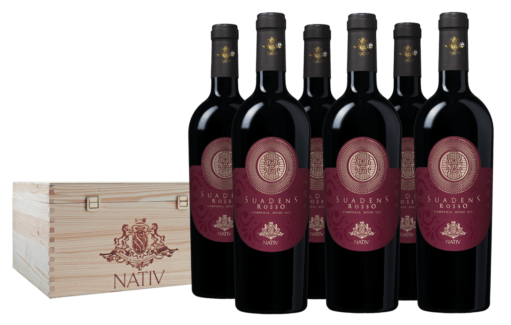 Suadens 2020 Igt Campania Rosso 6 bottiglie - Nativ - Vinolog24.com