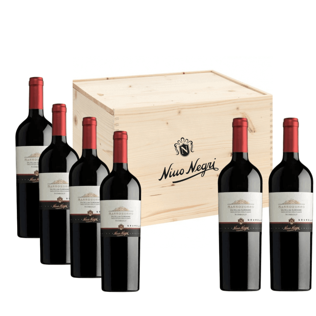 Valtellina Superiore 2019 Docg Grumello Sassorosso 6 bottiglie - Nino Negri - Vinolog24.com