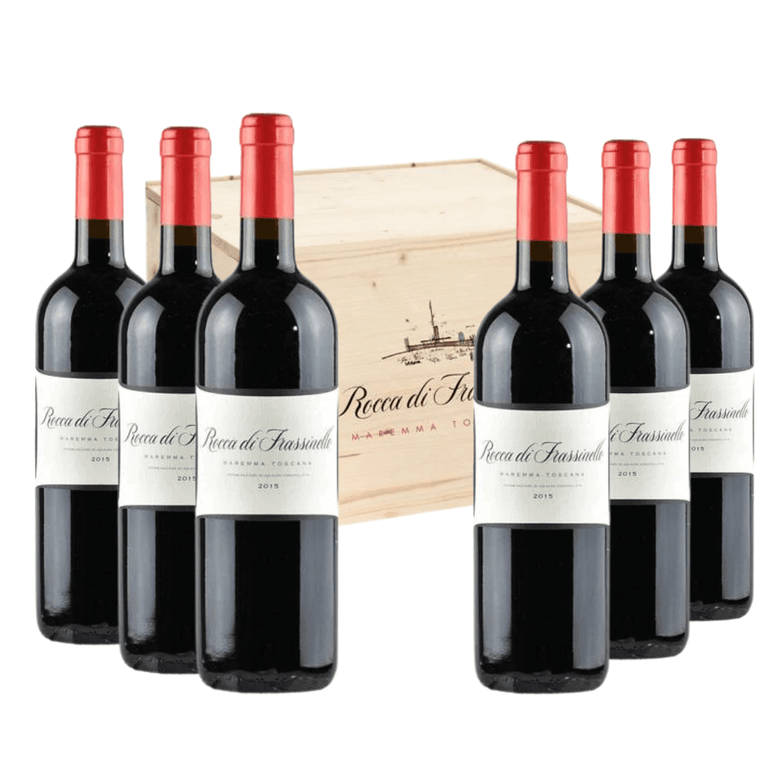 Maremma Toscana Rosso 2019 Doc Rocca di Frassinello 6 bottiglie - Rocca di Frassinello - Vinolog24.com