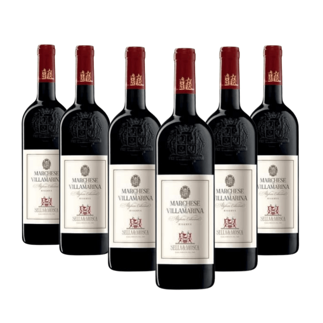 Alghero Cabernet Sauvignon 2020 Riserva Doc Marchese di Villamarina 6 bottiglie - Sella & Mosca - Vinolog24.com