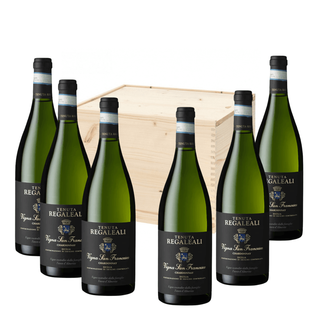 Chardonnay 2021 Doc San Francesco 6 bottiglie - Tasca d’Almerita - Vinolog24.com