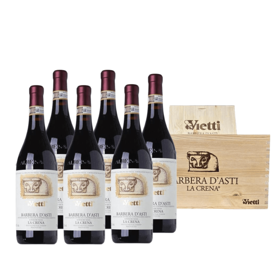 Barbera d'Asti 2021 Docg La Crena Bio 6 bottiglie - Vietti - Vinolog24.com