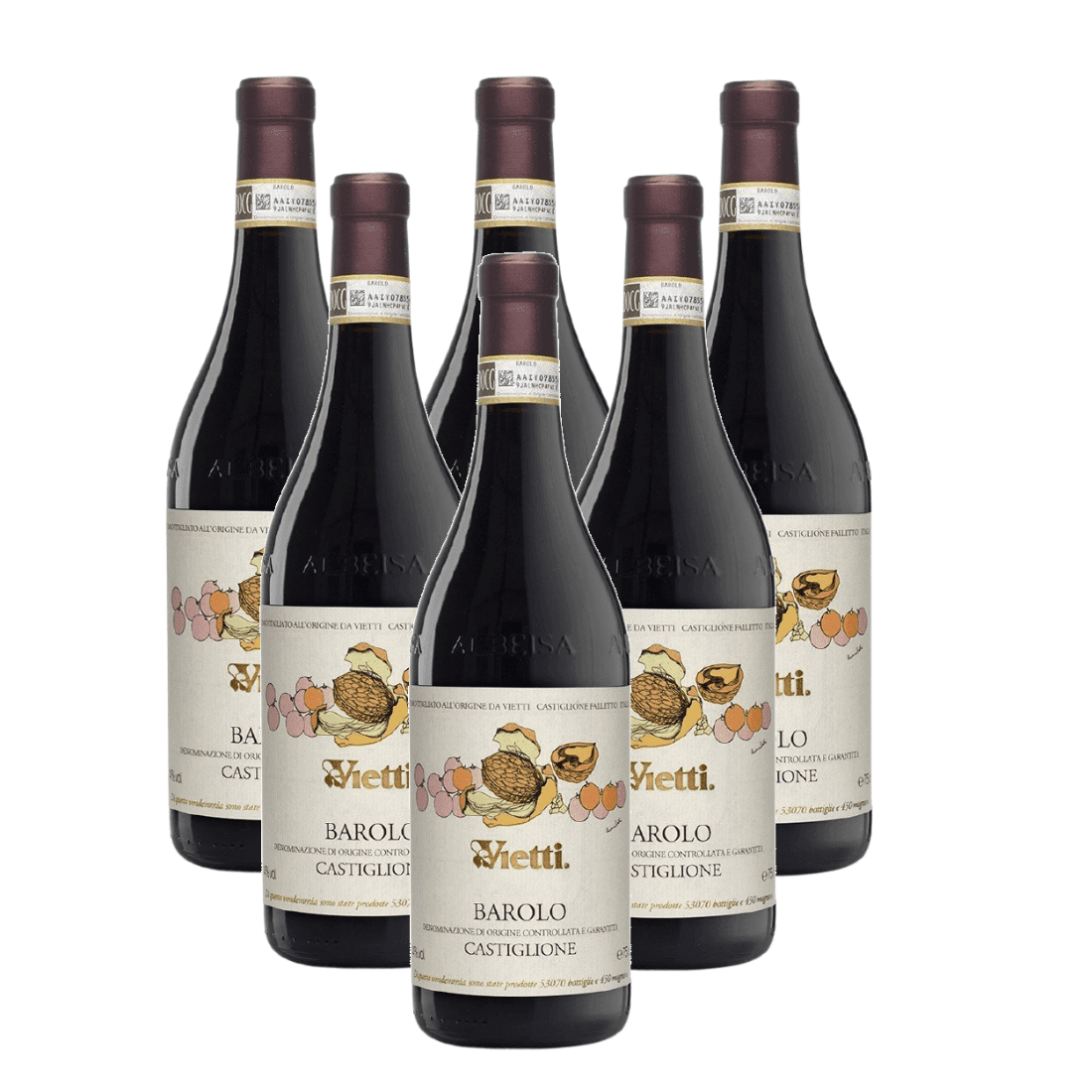 Barolo Castiglione 2019 Docg 6 bottiglie - Vietti - Vinolog24.com