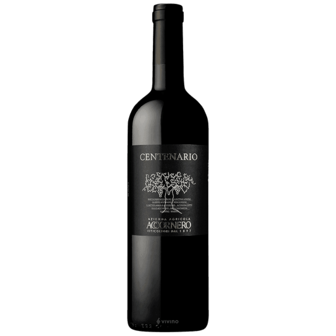 Centenario 2021 Doc Cabernet Sauvignon 6 bottiglie - Accornero - Vinolog24.com